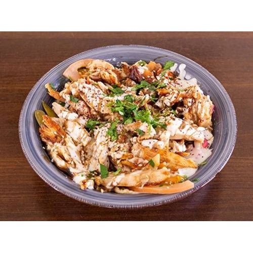 Baba Ghanoush mit Schawarma