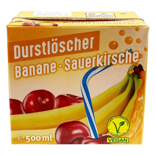 Durstlöscher Banane-Kirsch