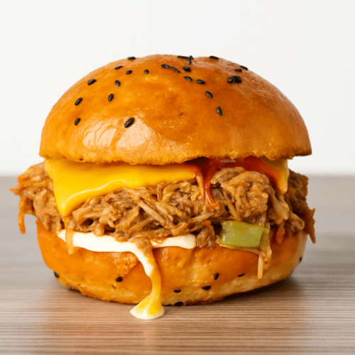Pulled Pork Burger (ohne Pommes)