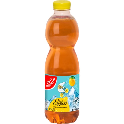 Gut & Günstig Eistee Zitrone 1.5l (EINWEG)