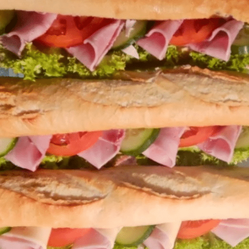Baguette Schinken