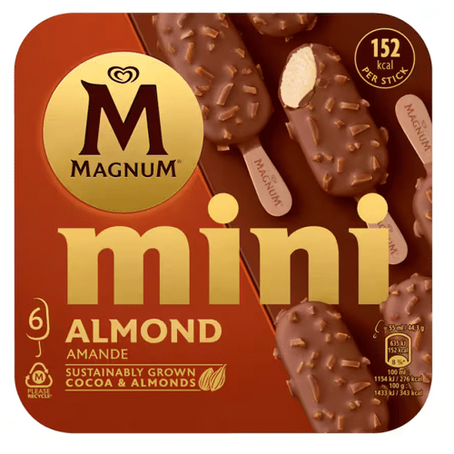 Magnum Eis Mini Almond 6x55ml