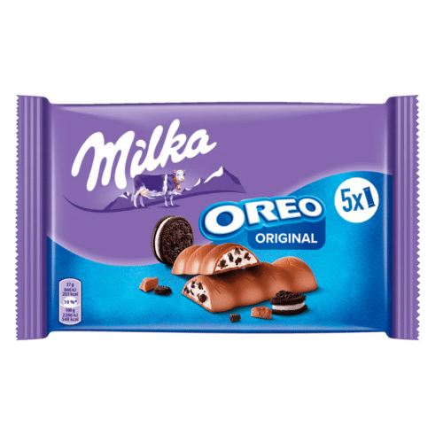 Milka & Oreo Riegel 185g, 5 Stück