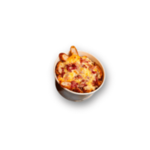 Fire Roasted Bowl aus dem Ofen (Käse übrbacken)