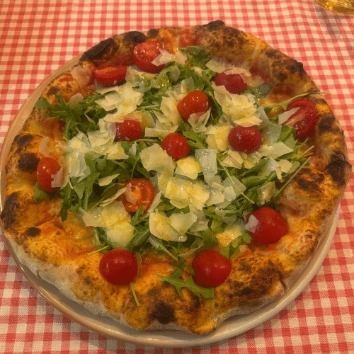 Pizza Rucola Parmigiana