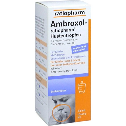 Ambroxol-ratiopharm Hustentropfen 100 millilitre
