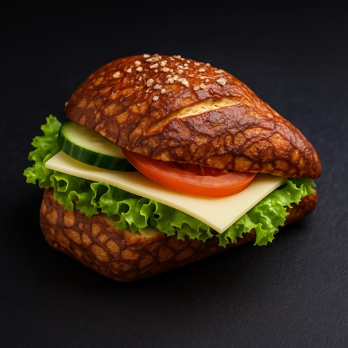 Laugenecke Käse