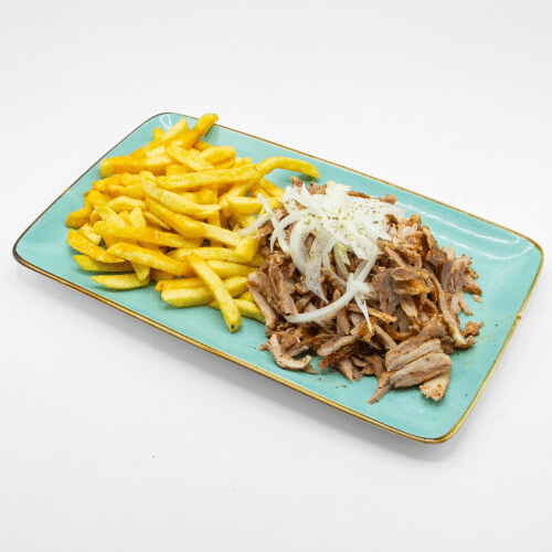 Gyros mit Pommes frites,