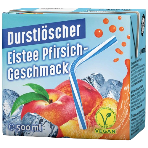 Durstlöscher Eistee Pfirsich 0,5l