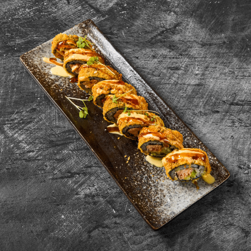 Salmon Tempura Big Roll