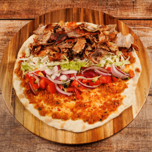 Lahmacun mit Fleisch