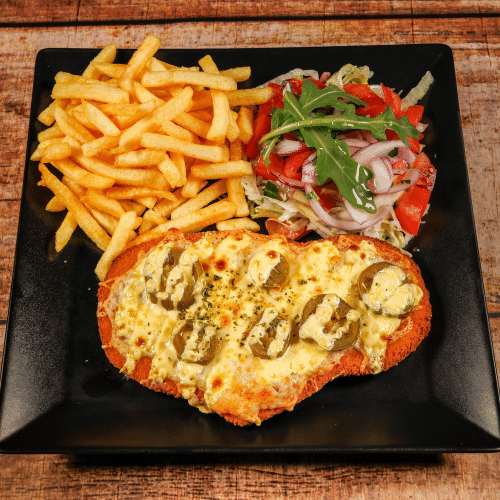 Schnitzel Chilli Cheese