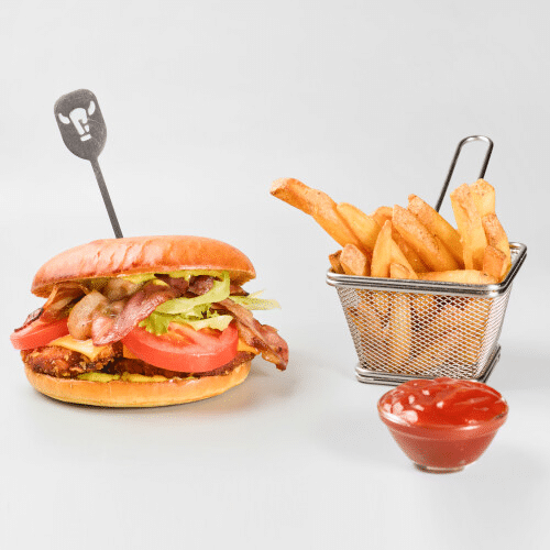 Chickenburger Menü