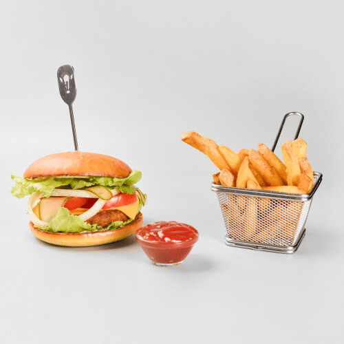 Burger Menü (vegetarisch)