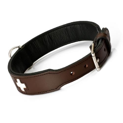 Hunter Swiss Hundehalsband Braun 35-39.5cm