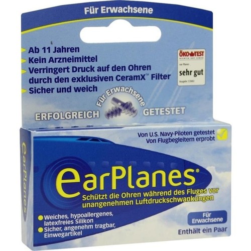 EarPlanes Adult/Erwachsene 2 Stück