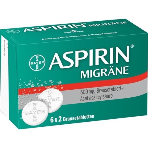 Aspirin Migräne 12 Stück