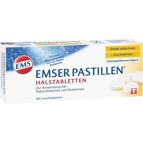 Emser Pastillen ohne Menthol zuckerfrei 30 Stück