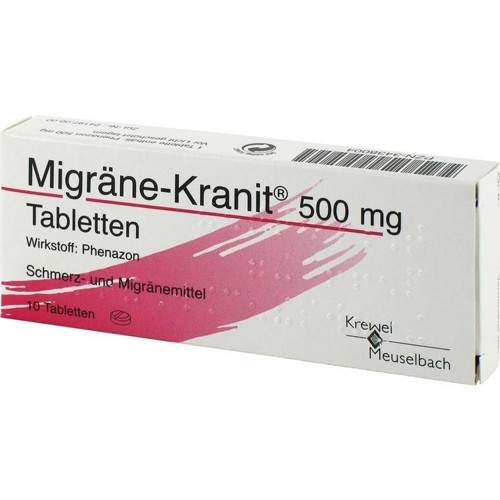Migräne-Kranit 500mg Tabletten 10 Stück