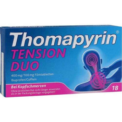 Thomapyrin TENSION DUO 400 mg/100 mg Filmtabletten 18 Stück