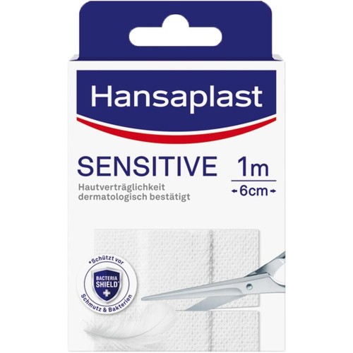 Hansaplast Sensitive Pflaster Hypoallergen 1mx6cm 1 Stück