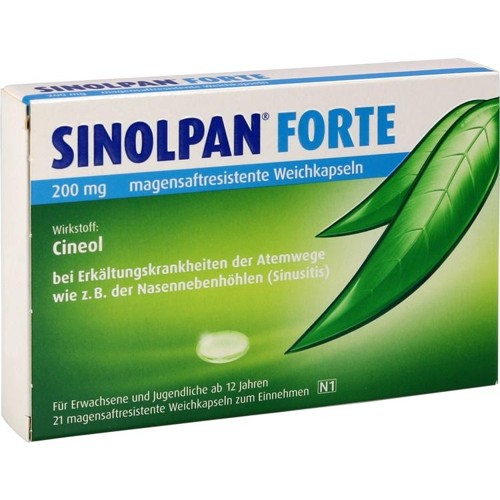 Sinolpan forte 200 mg magensaftresis.Weichkaps. 21 Stück