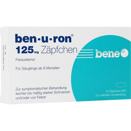 ben-u-ron 125mg Zäpfchen 10 Stück