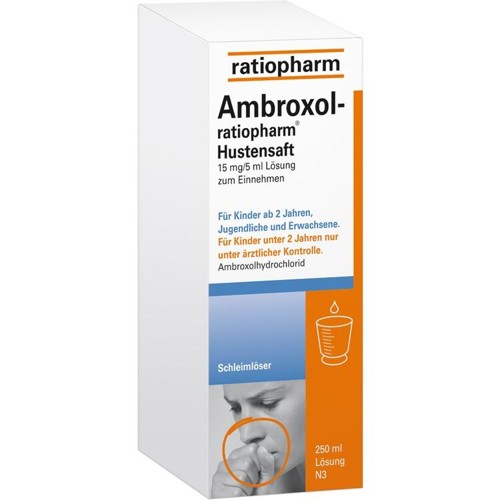 Ambroxol-ratiopharm Hustensaft 250 Milliliter