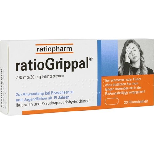 ratioGrippal 200 mg/30 mg Filmtabletten 20 Stück