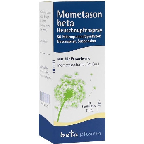 Mometason beta Heuschnupfenspray 50 ug/Sp. 60 Sp. 10 Gramm