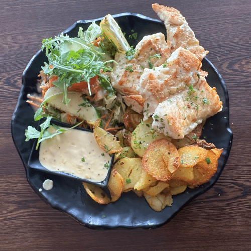 Gebratenes Dorschfilet