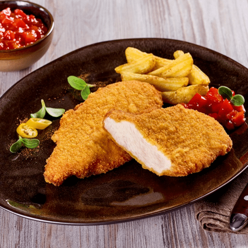 Panierte Hähnchenschnitzel (2 Stück)