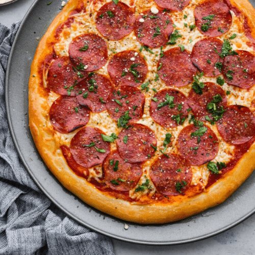 Pizza Rinder Salami