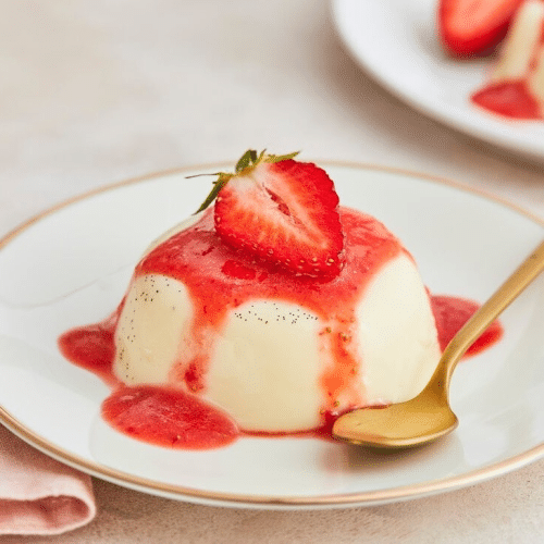 Hausgemachte Panna Cotta