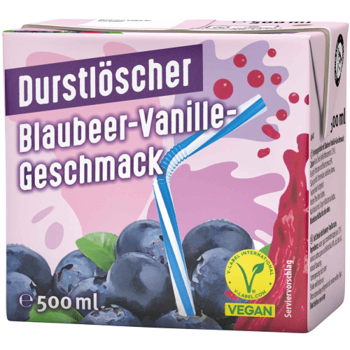 Durstlöscher Blaubeer Vanille