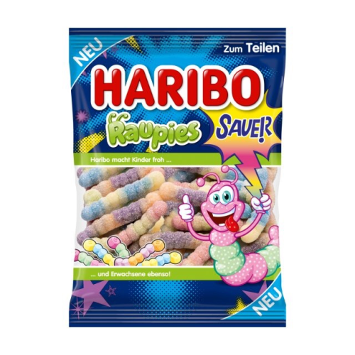 Haribo Raupies Sauer 160g