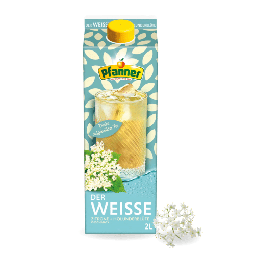 Pfanner der Weiße Zitrone-Holunderblüte-Geschmack 2.0l
