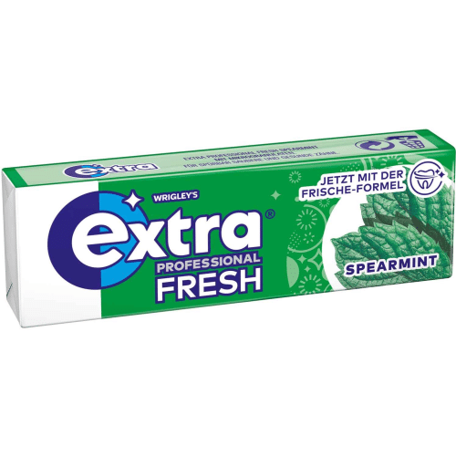 Wrigleys Extra Professional Fresh Spearmint Dragee 14g