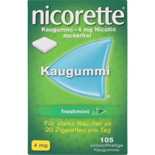 Nicorette 4mg freshmint Kaugummi 105 Stück