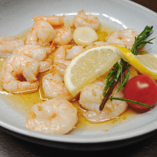 Scampi in Öl