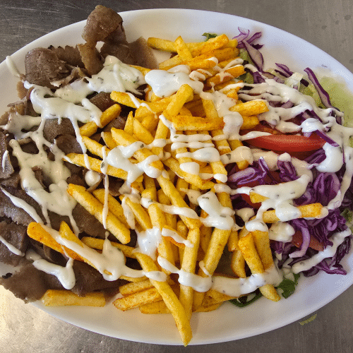 Döner-Teller Pommes frites