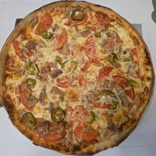 Pizza Thunfisch (scharf)