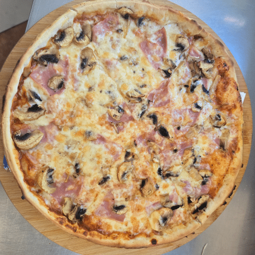Pizza Vorderschinken-Champignons