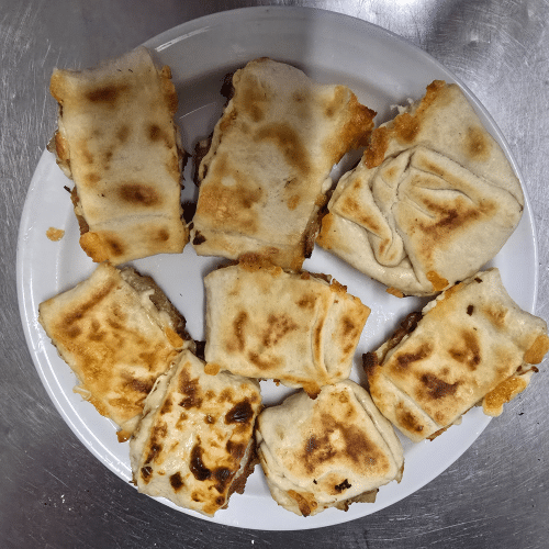 Pizzabrötchen mit Gouda und Schinken (8 Stück)