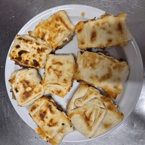 Pizzabrötchen mit spinat und Feta 8 stück