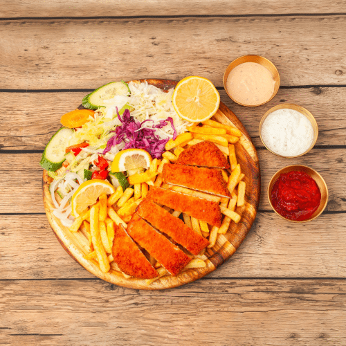 Schnitzel Teller