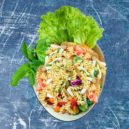 Nudelsalat (vegetarisch)