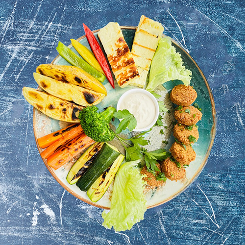 Vegetarischer Teller 1
