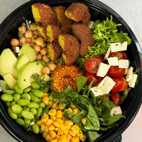 Falafel-Veggie Bowl