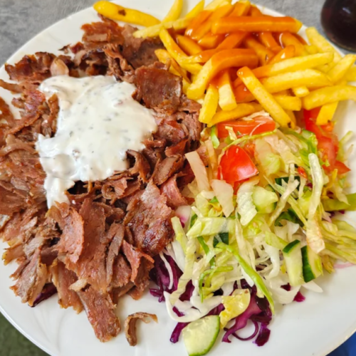 Drehspieß Hähnchenteller